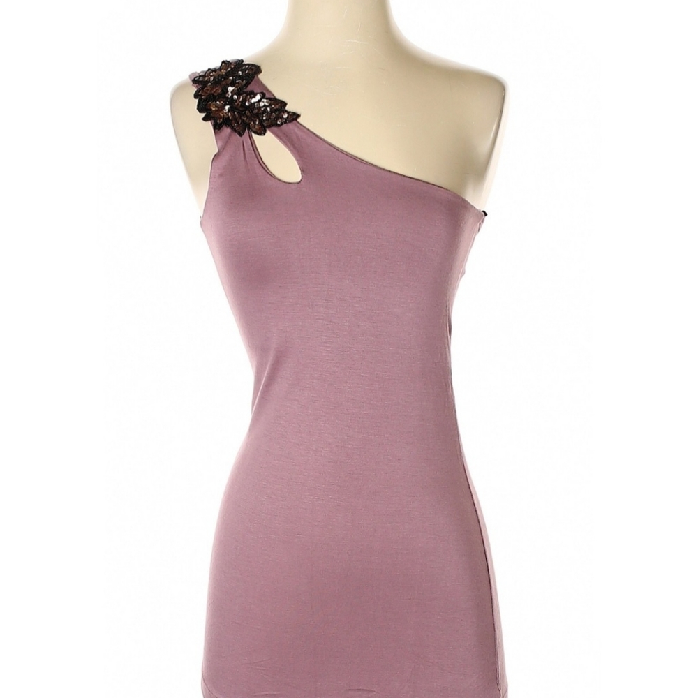 Wet seal one shoulder tank S.